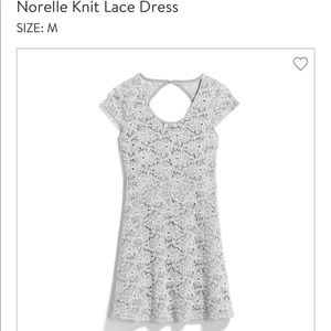 Knit lace dress